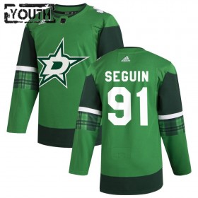 Dallas Stars Tyler Seguin 91 Adidas 2019-2020 St. Patrick's Day Authentic Shirt - Kinderen